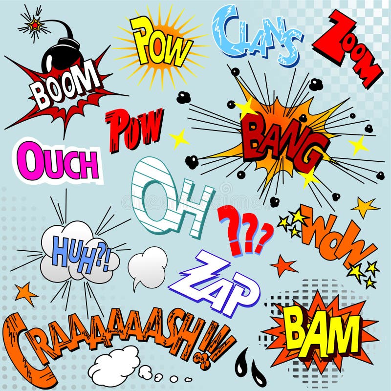 Comic-Buchexplosion lizenzfreie abbildung Comic-Buchexplosion lizenzfreie abbildung