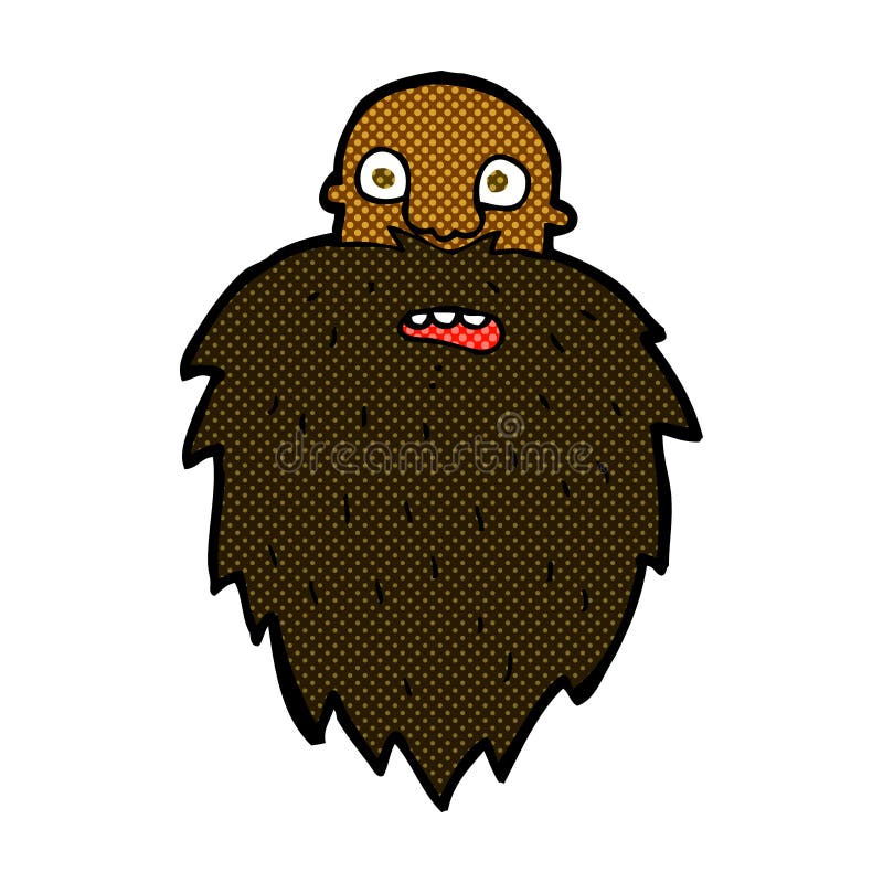 comic cartoon bearded man