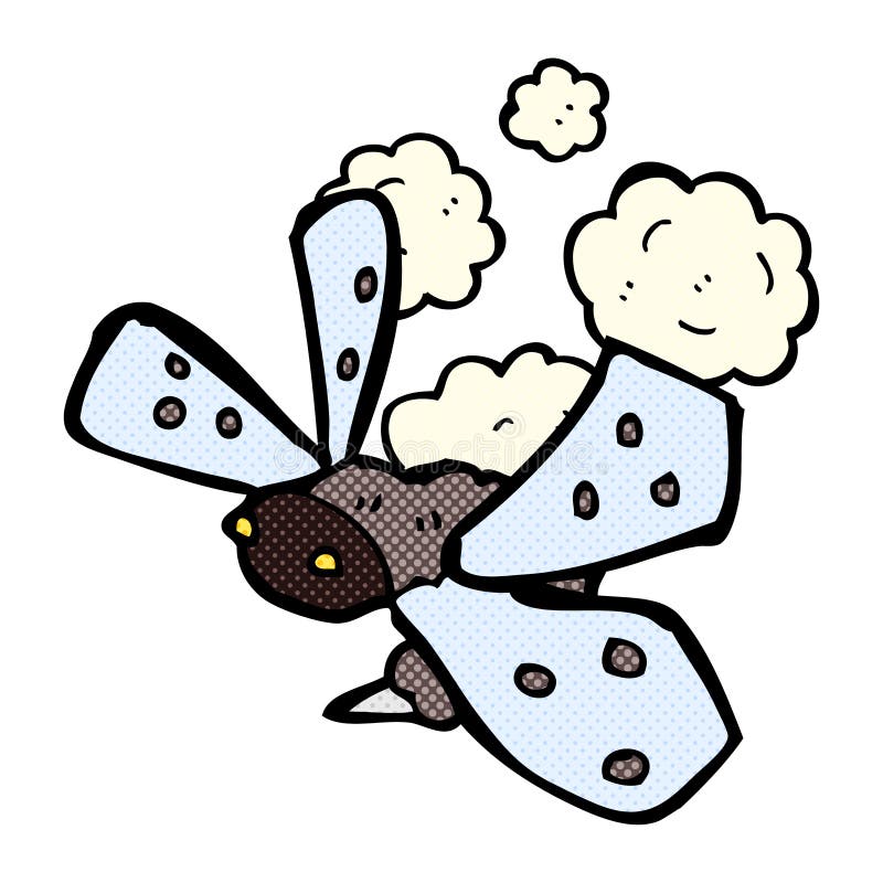 comic cartoon bug