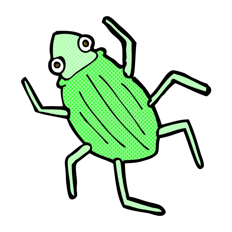 comic cartoon bug