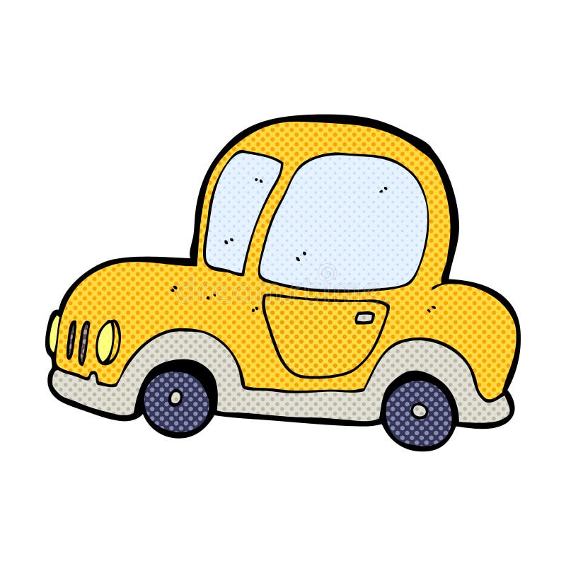 comic cartoon car