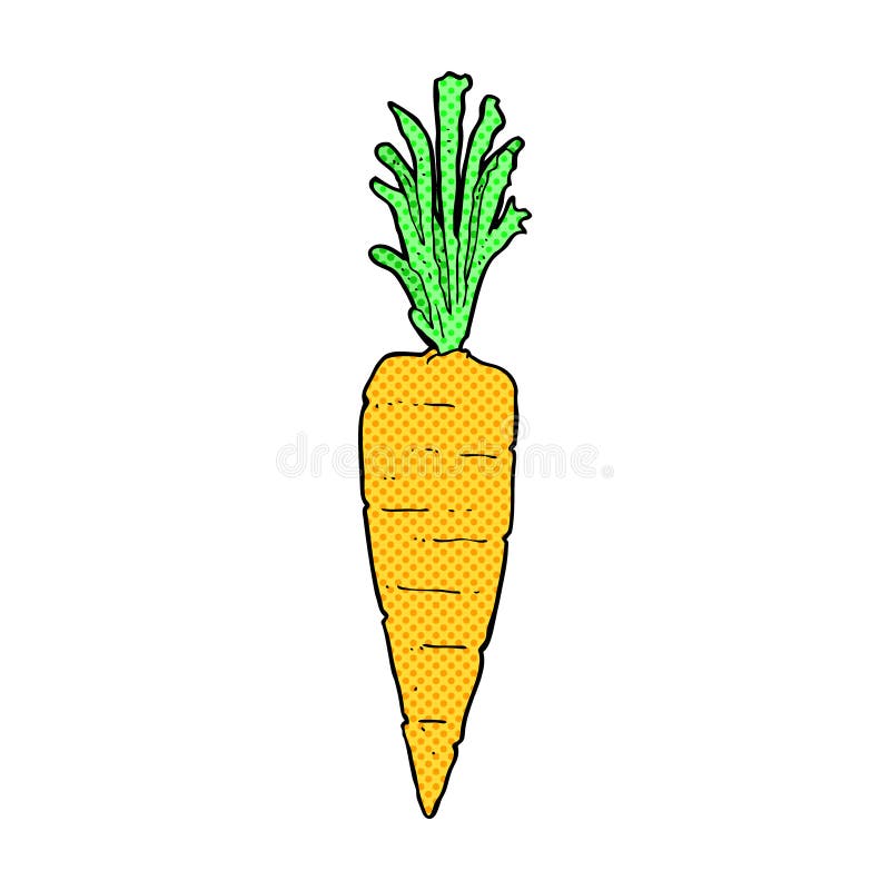 comic cartoon carrot