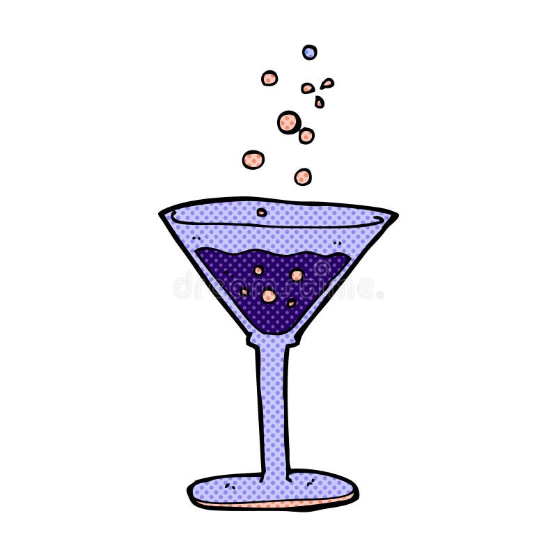 comic cartoon cocktail