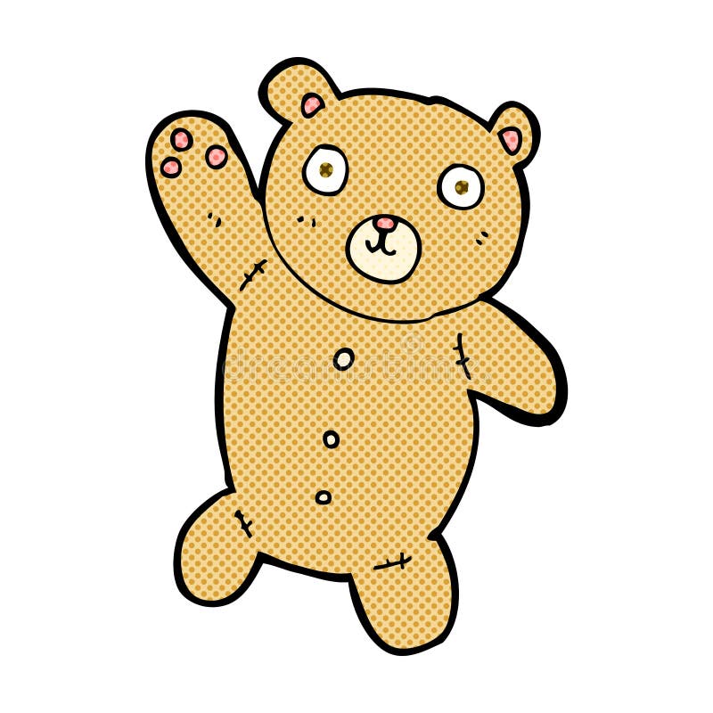 comic cartoon cute teddy bear