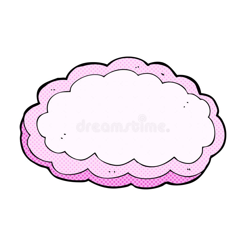 comic cartoon decorative cloud