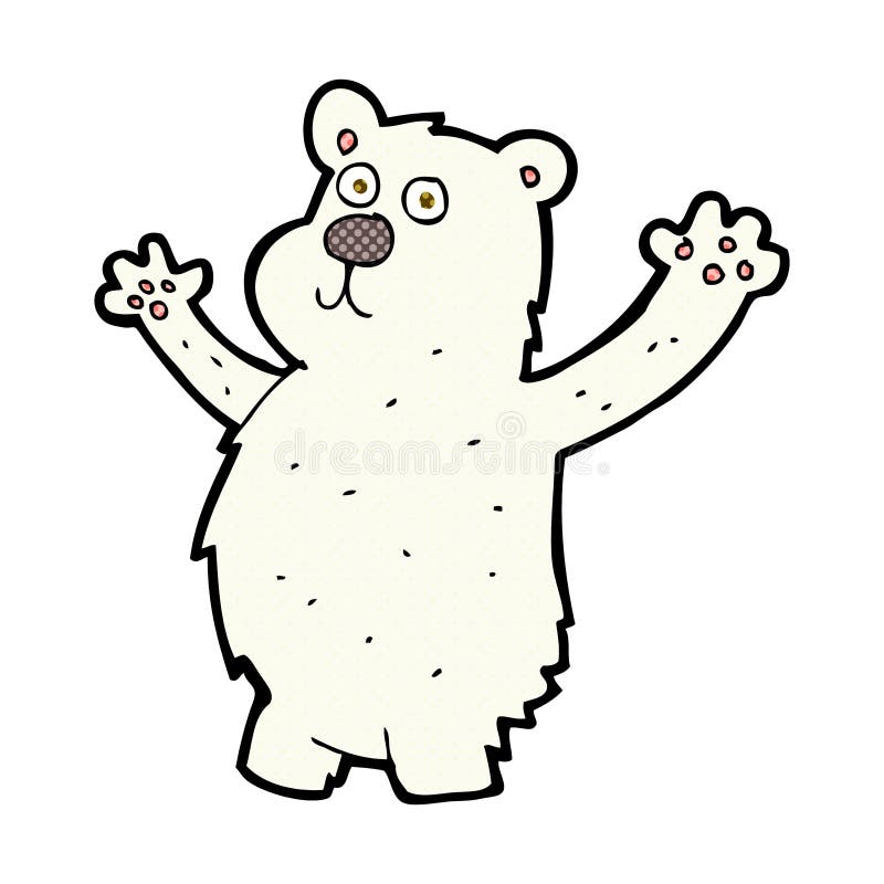 comic cartoon funny polar bear