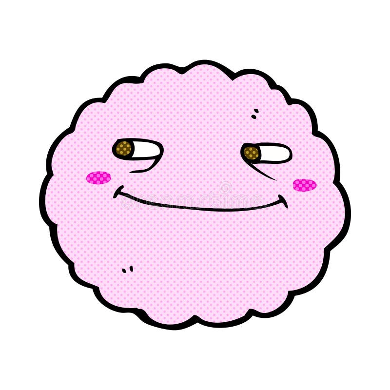 comic cartoon happy cloud