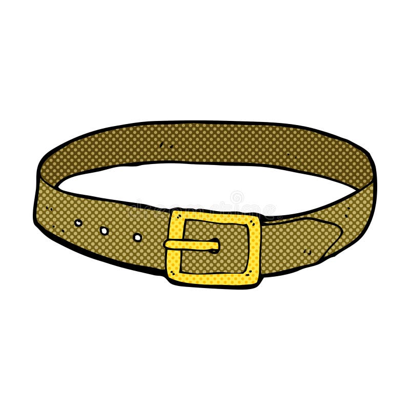 comic cartoon leather belt