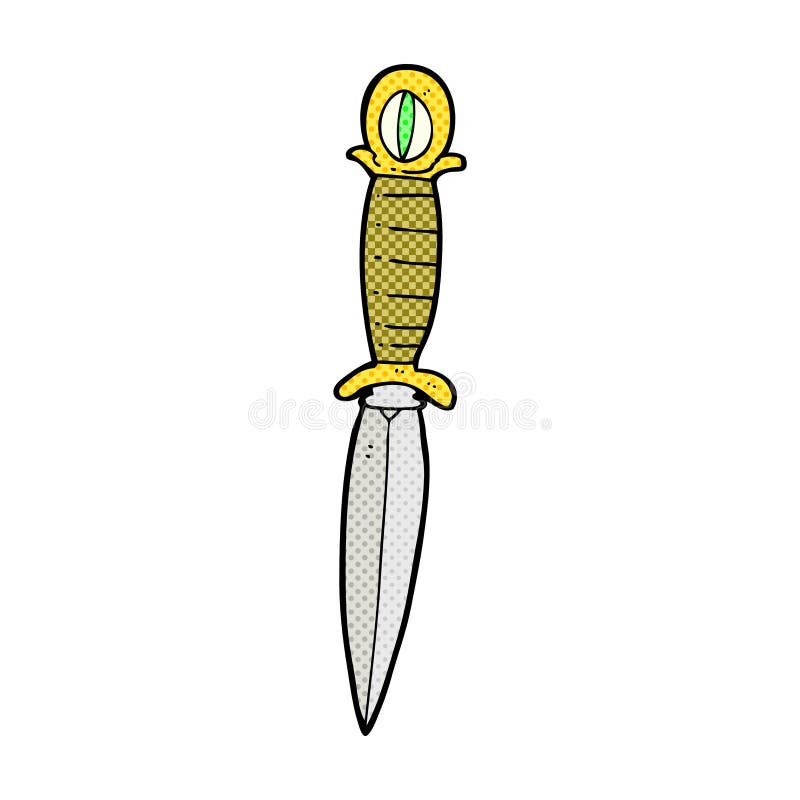 comic cartoon mystic dagger