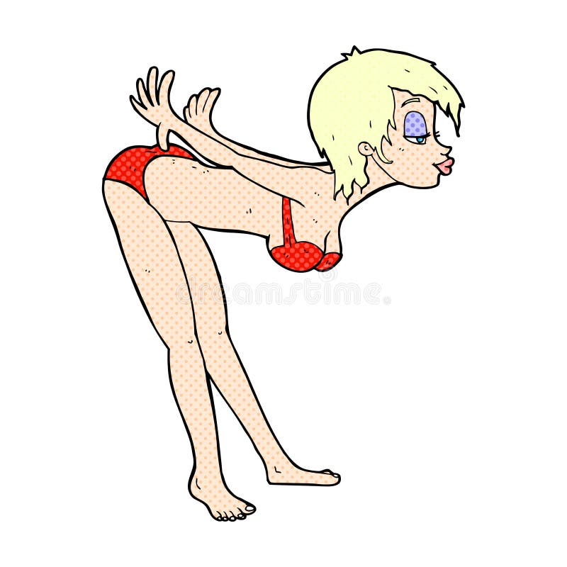 Sexy Cartoon Pin Up Girl Stock Illustrations 866 Sexy Cartoon Pin Up