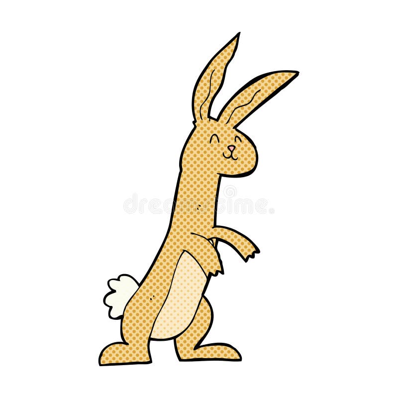 comic cartoon rabbit