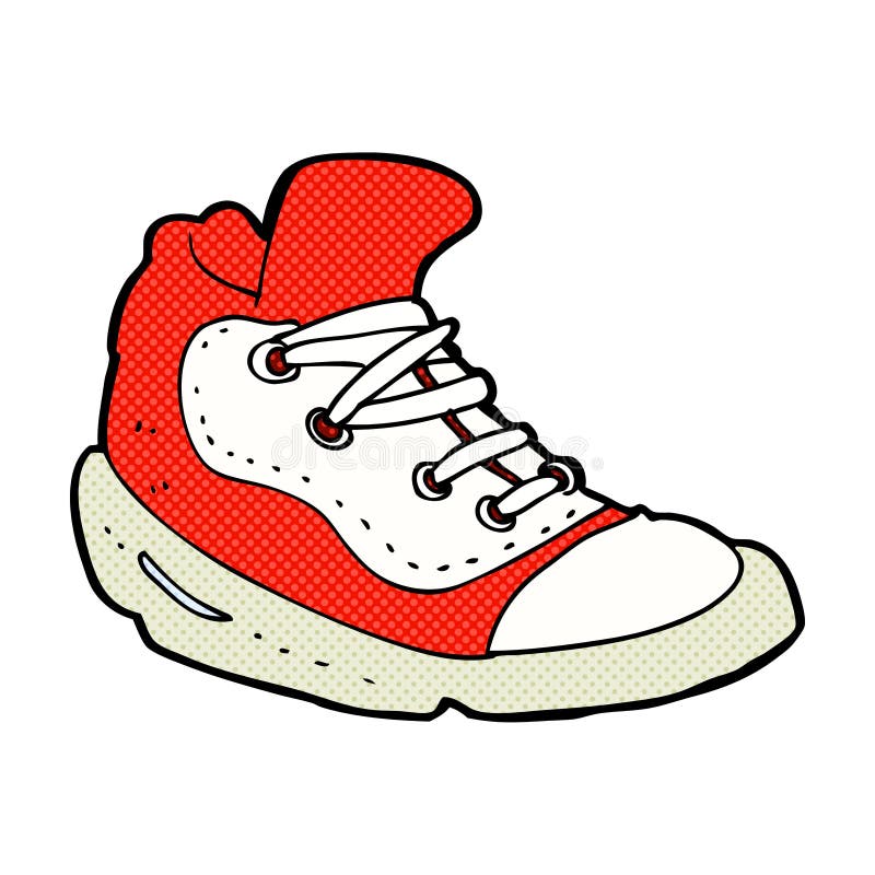 comic cartoon sneaker