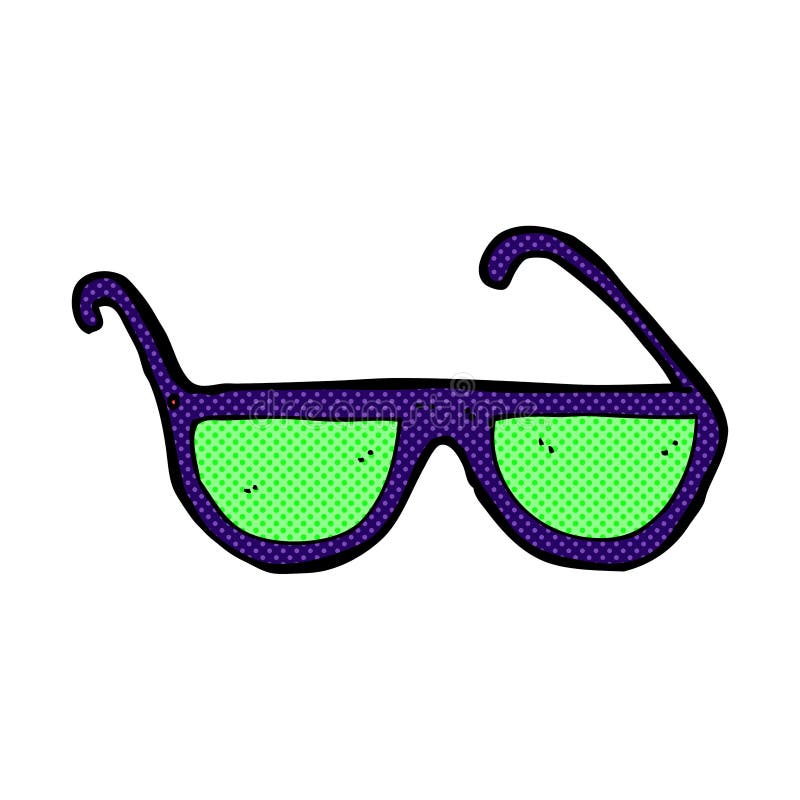 comic cartoon sunglasses