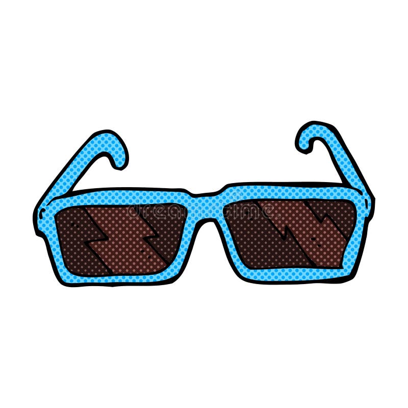 comic cartoon sunglasses