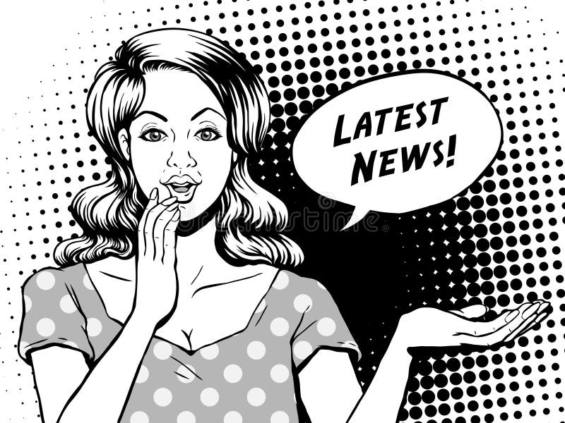 reporter clipart black and white