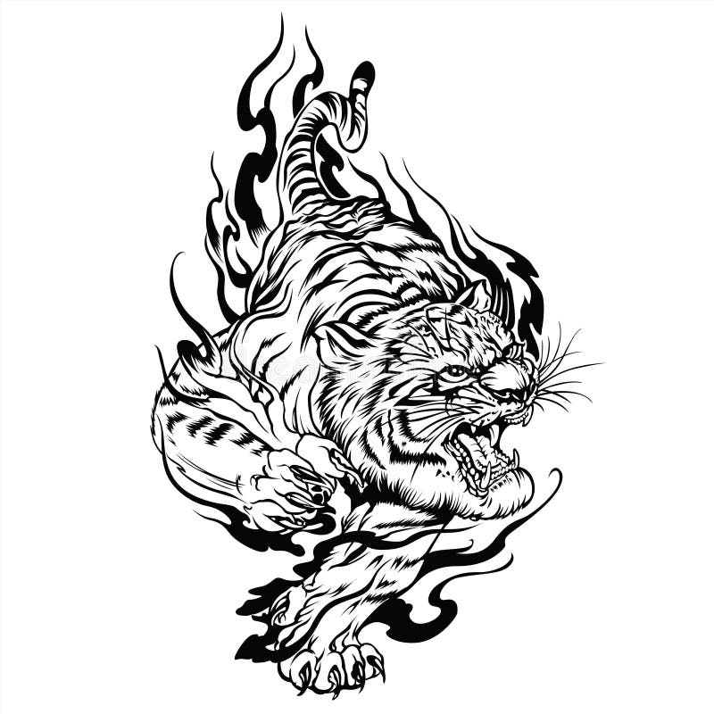 Tattoo uploaded by emirgeylanitattooer  Angry tiger tattoo by Emir Geylani  emirgeylani7 wildanimal wildlife tigertattoo realism blackandgrey   Tattoodo