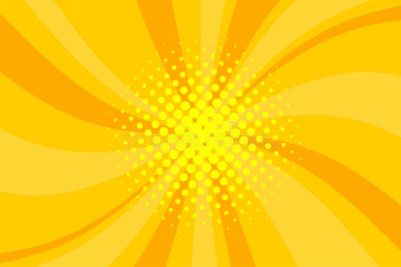 Comic Yellow Sunbeam Background Retro Pop Art Style Cartoon Stock Vector -  Illustration of boom, modern: 174242664