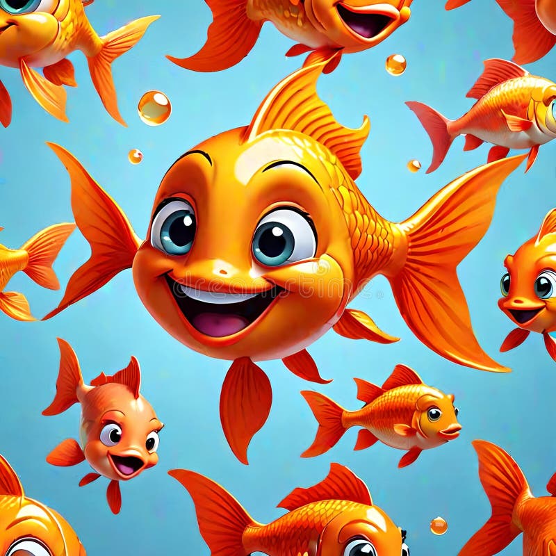 Comical Goldfish Fish Bowl Water Hilarious Smiling Stock Illustration comical-goldfish-fish-bowl-water-hilarious-smiling-stock-illustration