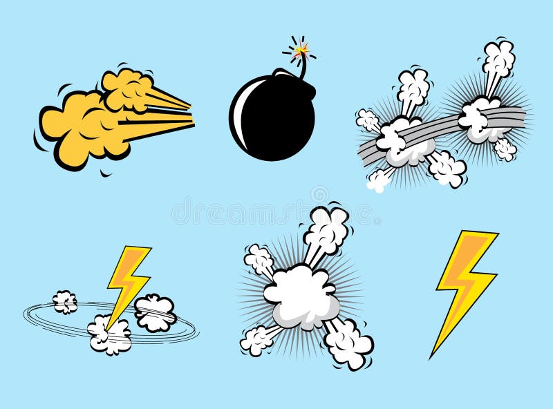 Comics icons vector illustration