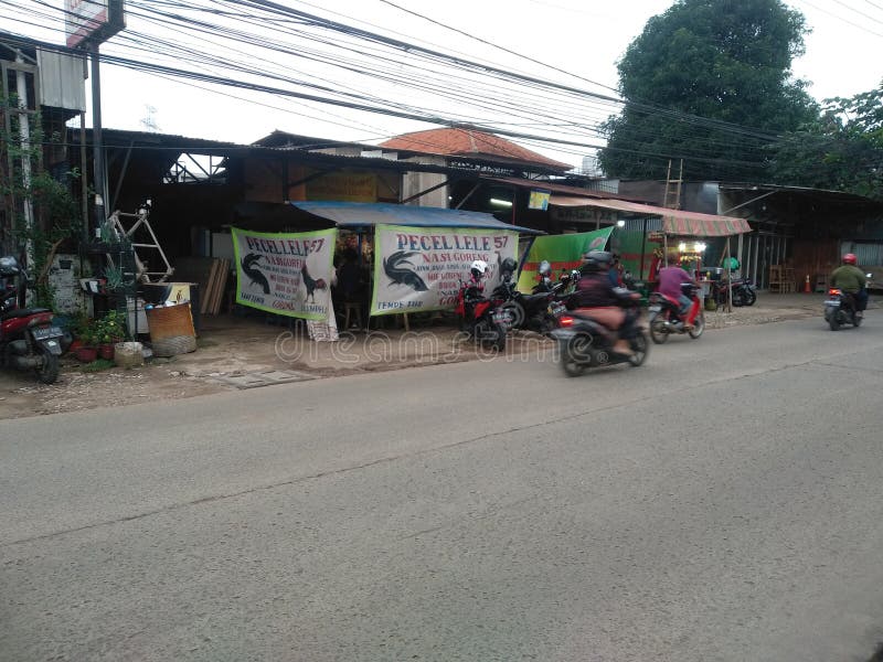 Comida de rua no depok imagem de stock royalty free