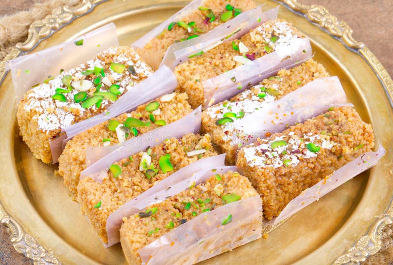 Gulab Halwa, um Doce Indiano fotografia de stock royalty free