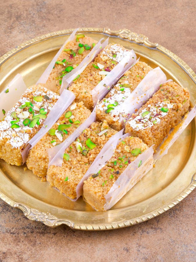 Comida indiana gulab halwa foto de stock royalty free