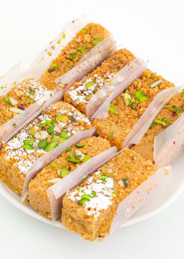 Gulab Halwa, um Doce Indiano imagem de stock