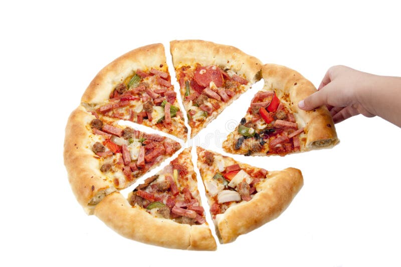 Comida rápida: Pizza imagem de stock royalty free