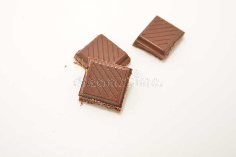 Comida oscura del postre de la empanada del chocolate del pedazo dulce imagen de archivo libre de regalías