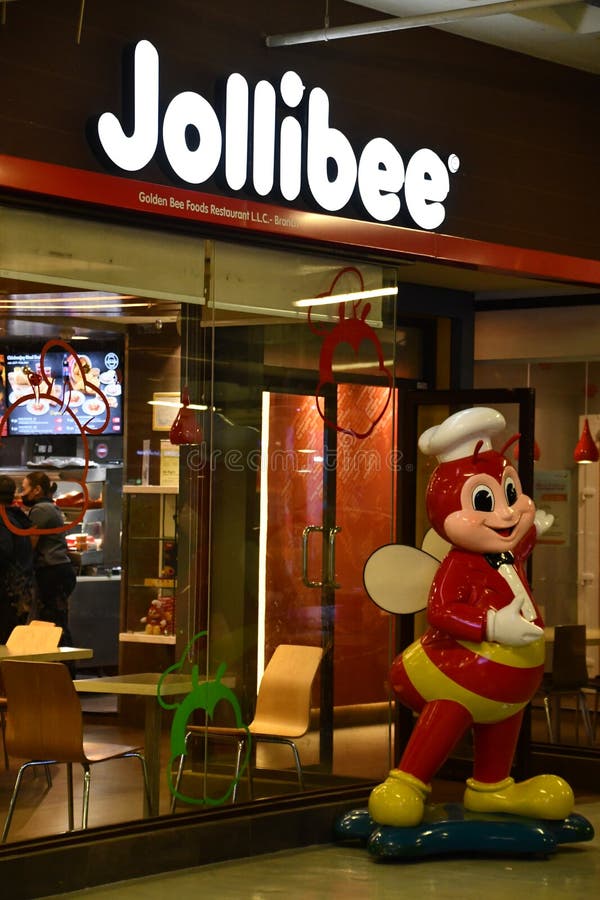 Comida Rápida Jollibee En El Centro Comercial Burjuman En Dubai Uae