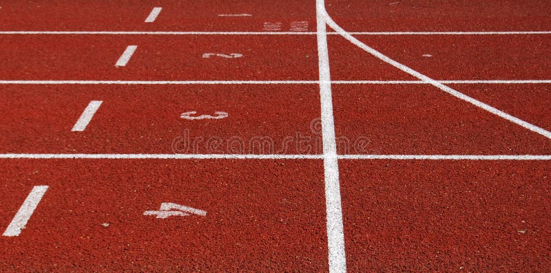 Track and field running field. Track and field running field