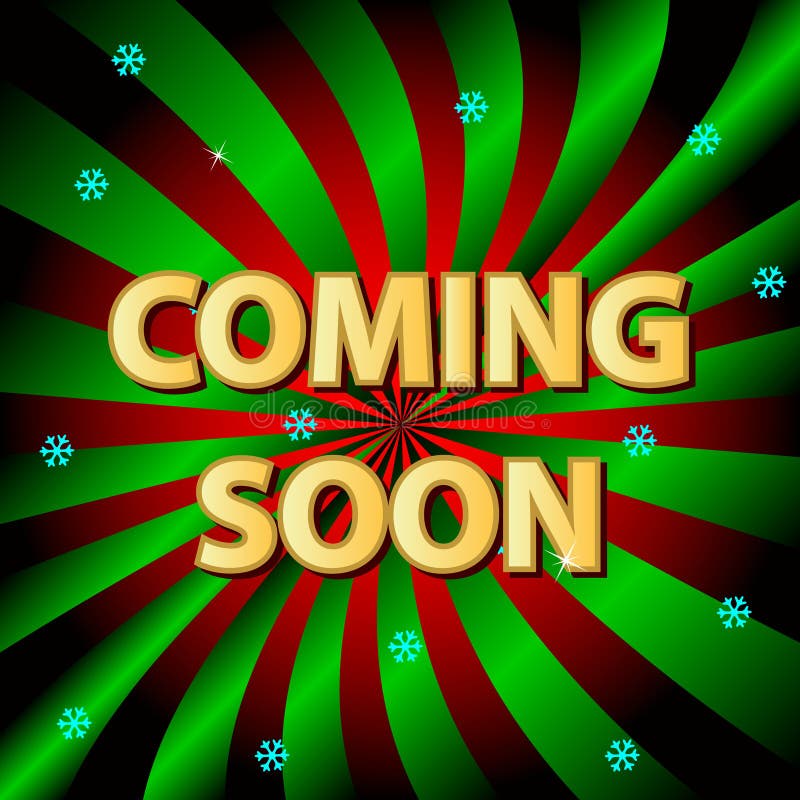 Coming soon background stock illustration