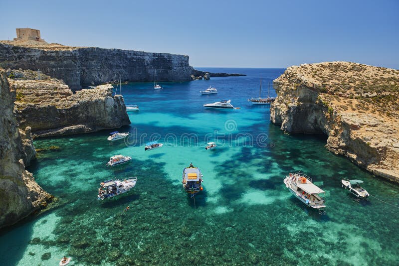 Comino ö, blå lagun - Malta