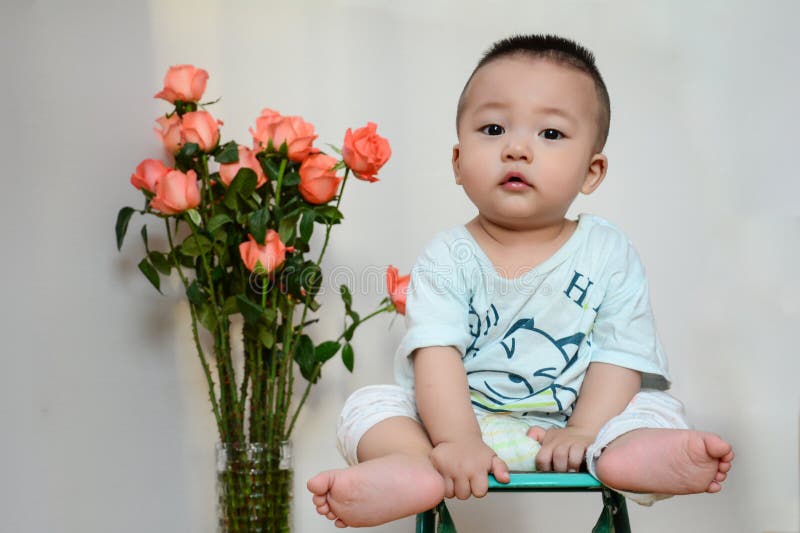 Comme le petit bébé de la rose images stock Comme le petit bébé de la rose images stock