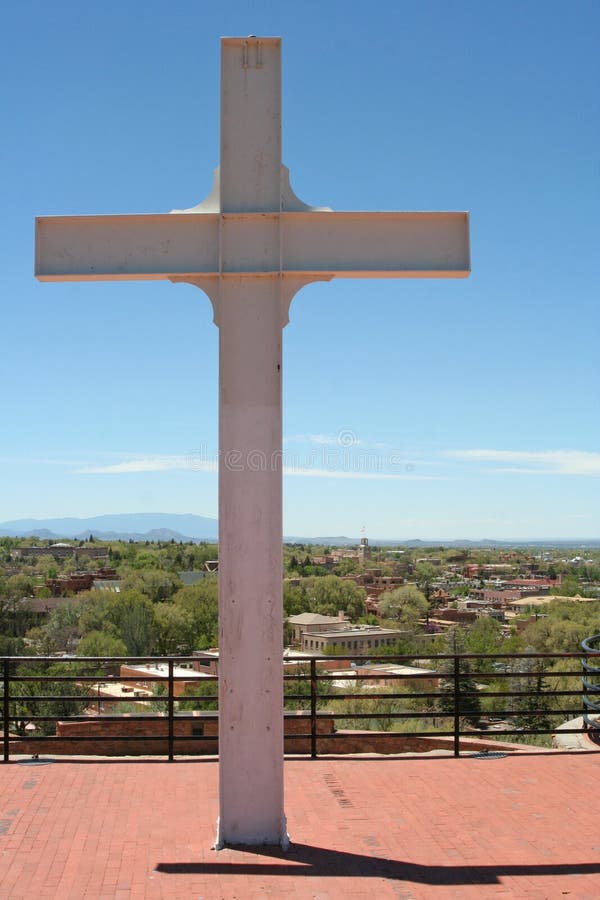 Commemorative Park Walkway - Santa Fe stock images