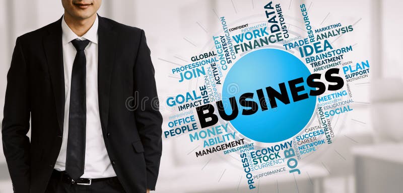 Commerce d'affaires finance et marketing concept. uds image libre de droits