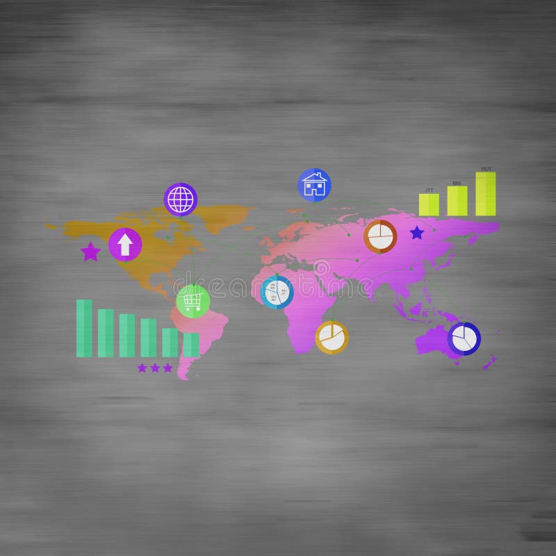 Commerce mondial illustration de vecteur Commerce mondial illustration de vecteur