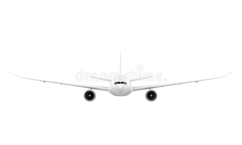 Commercial Airplane royalty free illustration