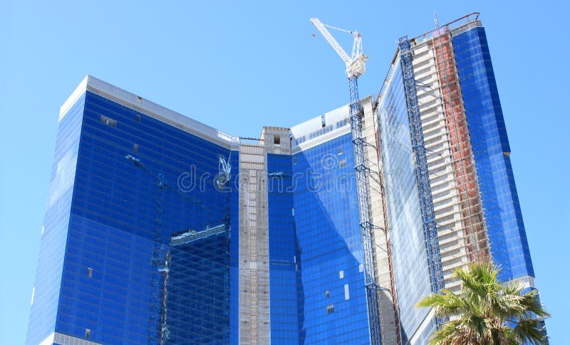 Commercial building under construction royalty free stock photography