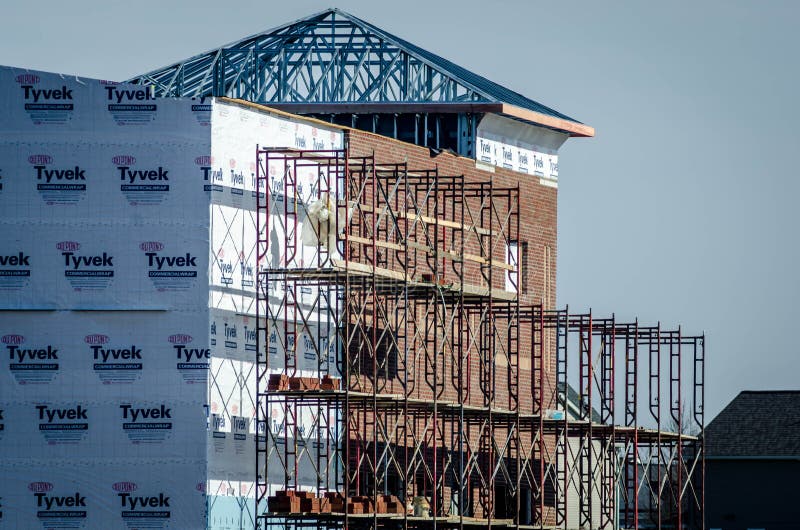 Commercial Construction editorial image. Image of shopping 67435145