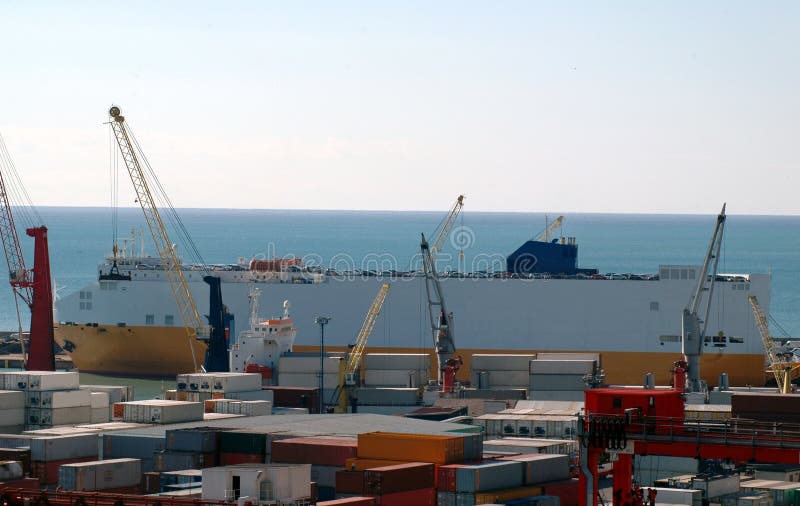 Commercial Port, Salerno Picture. Image 8580884