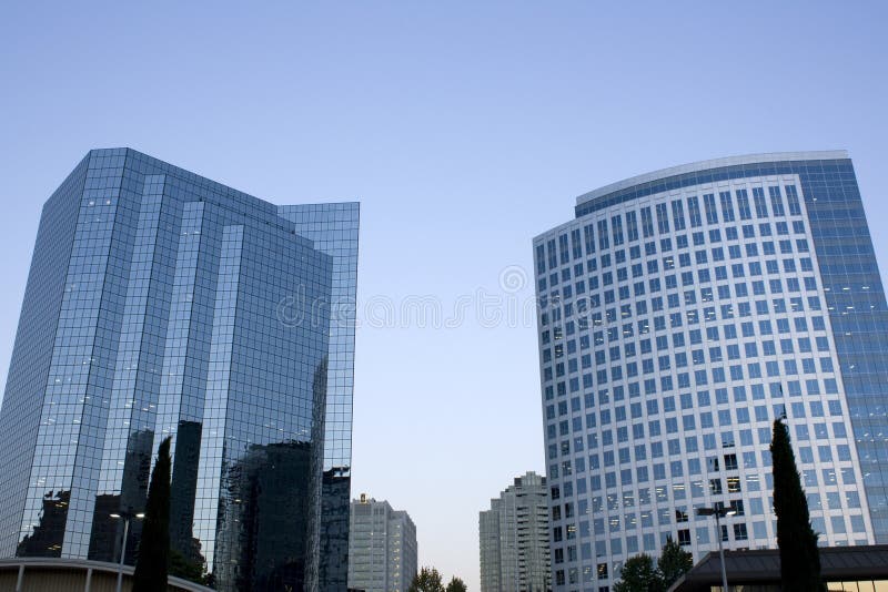 Commercial properties stock photo