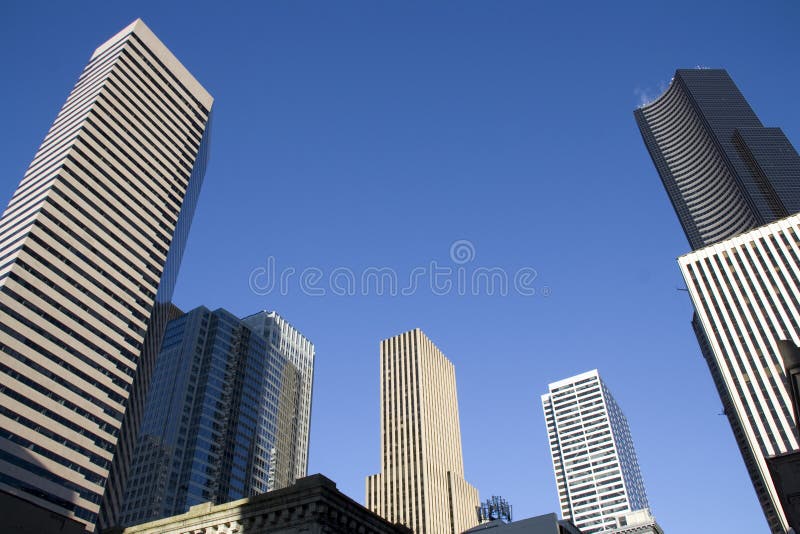 Commercial properties business buildings stock images