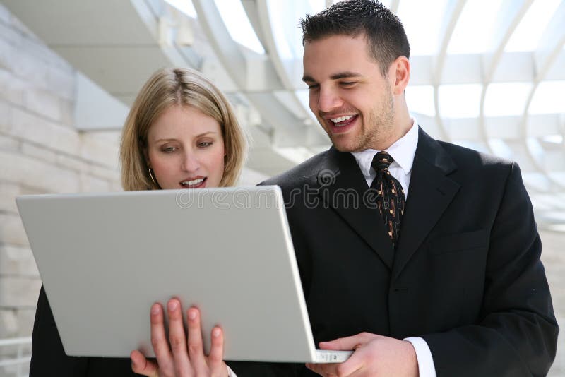 Commercieel Team op Kantoor royalty-vrije stock afbeelding Commercieel Team op Kantoor royalty-vrije stock afbeelding