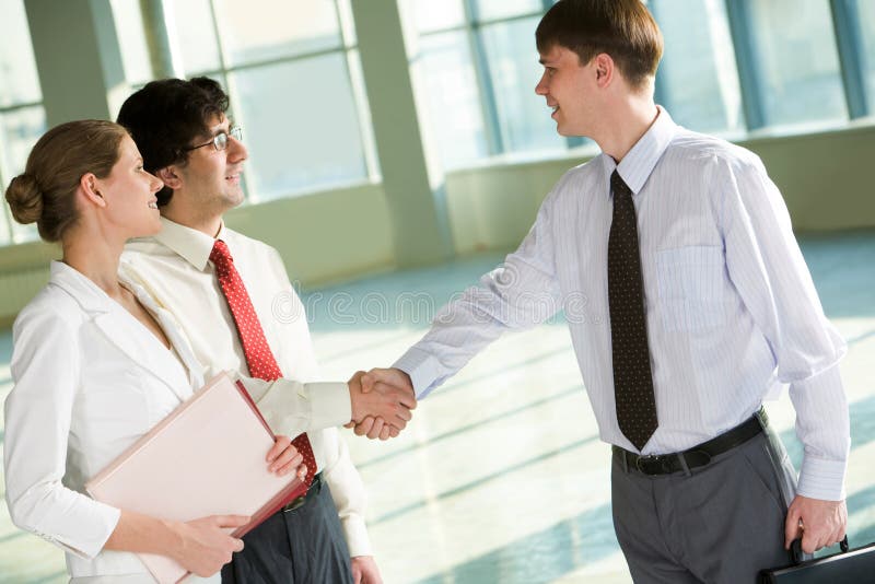 Zakelijke bijeenkomst stock foto