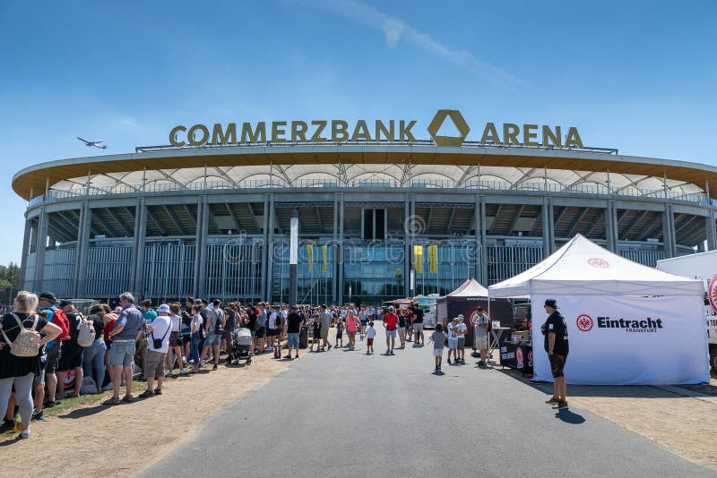 Frankfurt Main Alemanha Fevereiro 2019 Estádio Futebol Commerzbank Arena  Casa — Fotografia de Stock Editorial © vitaliivitleo #408086722