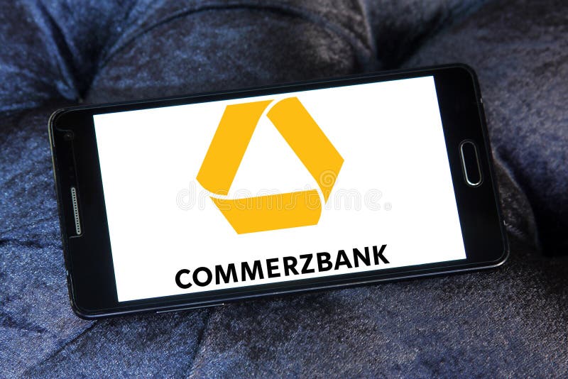 Logo of Commerzbank on samsung mobile. Commerzbank AG is a global banking and financial services company based in germany. Logo of Commerzbank on samsung mobile. Commerzbank AG is a global banking and financial services company based in germany