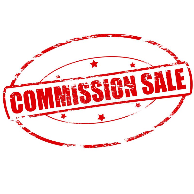 Commission sale stock illustration. Illustration of errand 92047344
