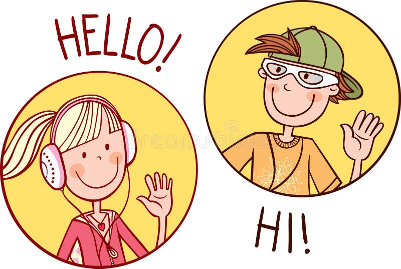 Girl Greet Stock Illustrations – 1,320 Girl Greet Stock Illustrations,  Vectors & Clipart - Dreamstime