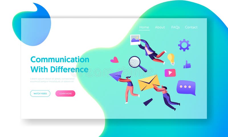 Communication Concept, People Holding in Hands Envelope, Paper Airplane, Photo. Social Media Networking, Internet Accounting stock illustration Communication Concept, People Holding in Hands Envelope, Paper Airplane, Photo. Social Media Networking, Internet Accounting stock illustration
